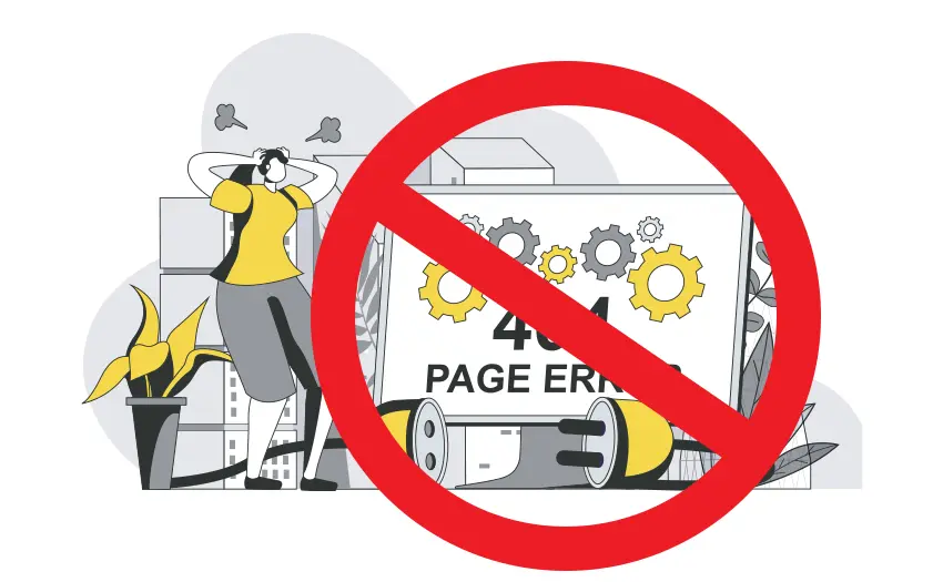 Errores 404 de páginas rotas en sitios web hay que arreglar
