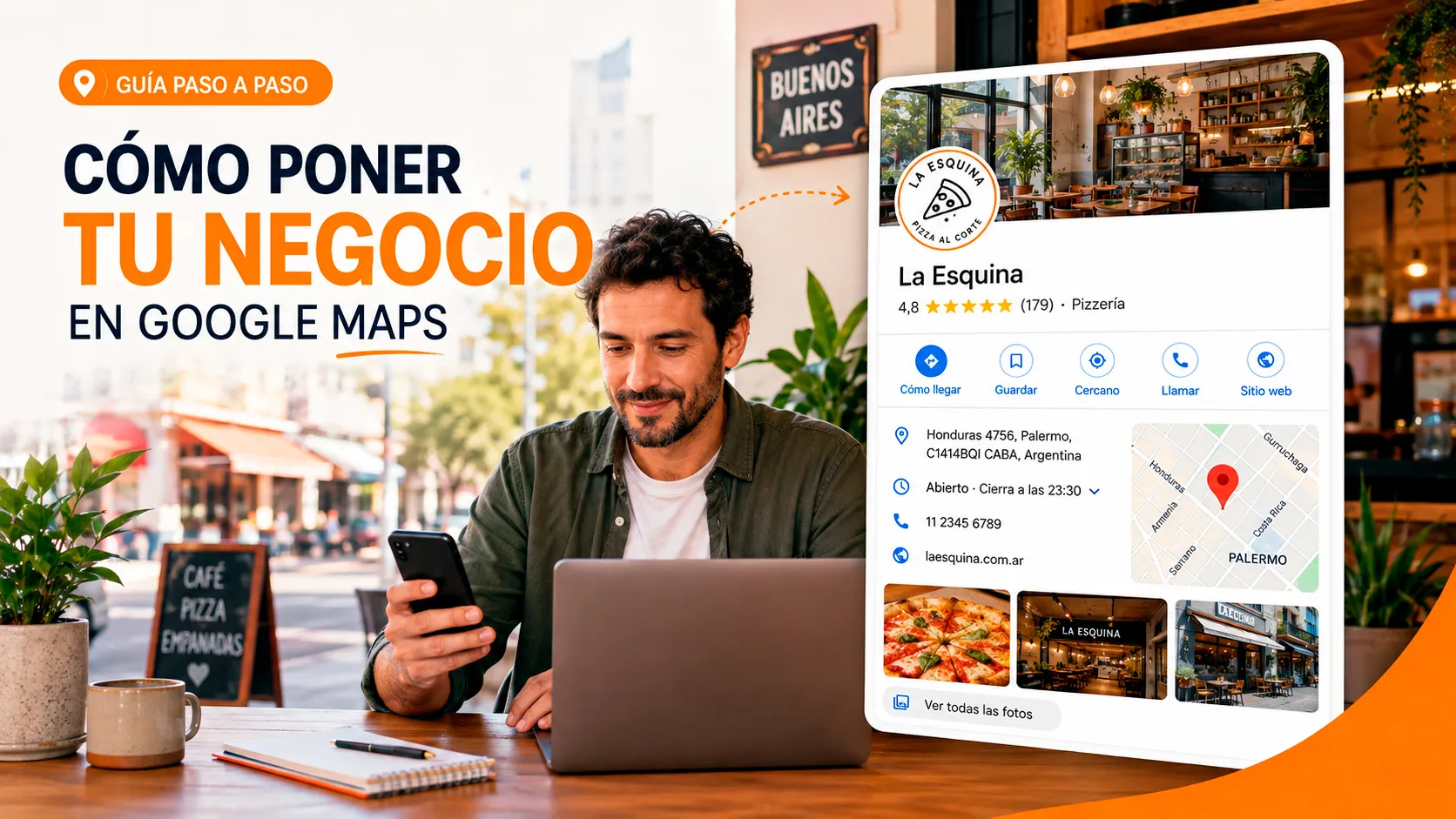 Cómo poner tu negocio en Google Maps paso a paso para aparecer en búsquedas locales