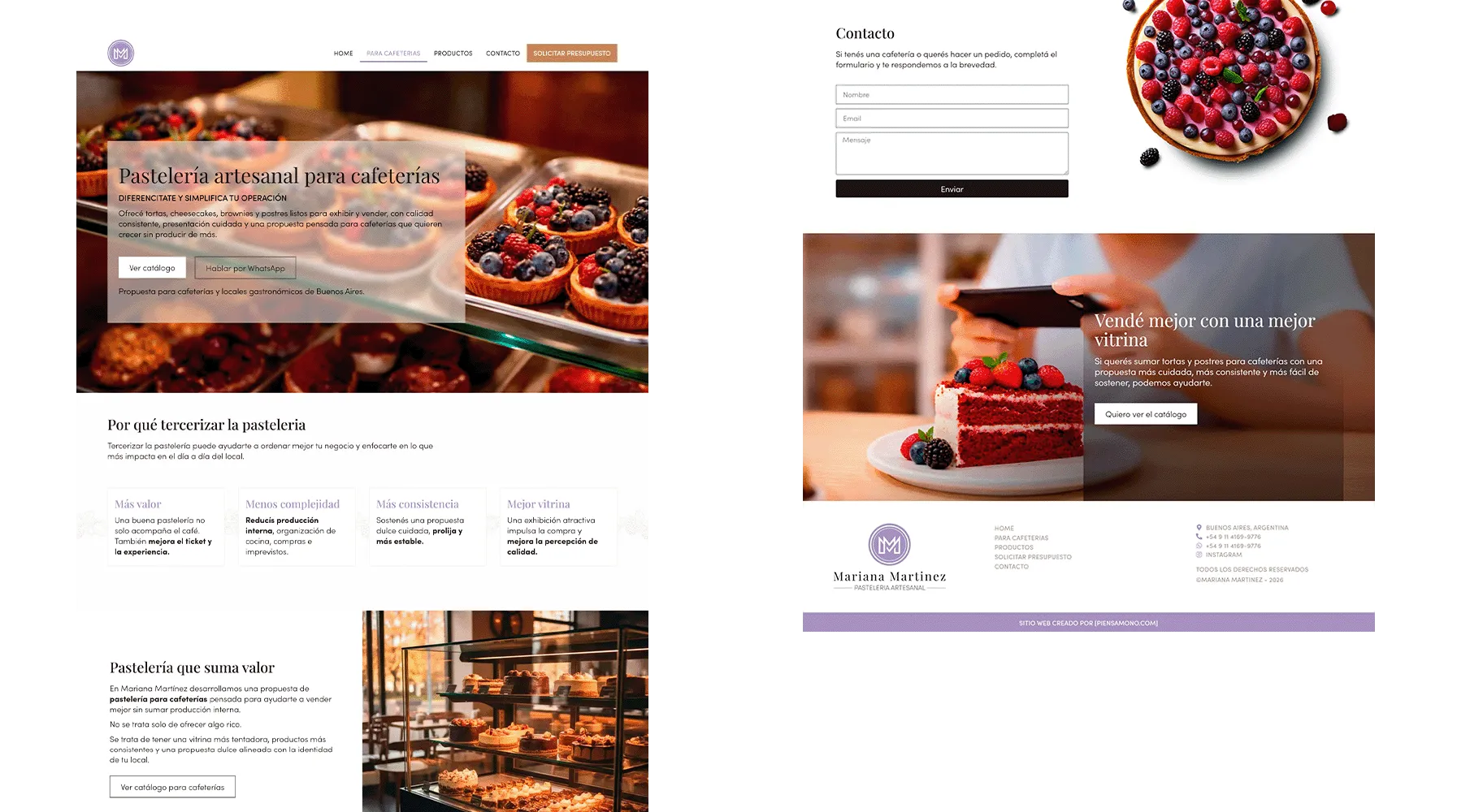 mockup web