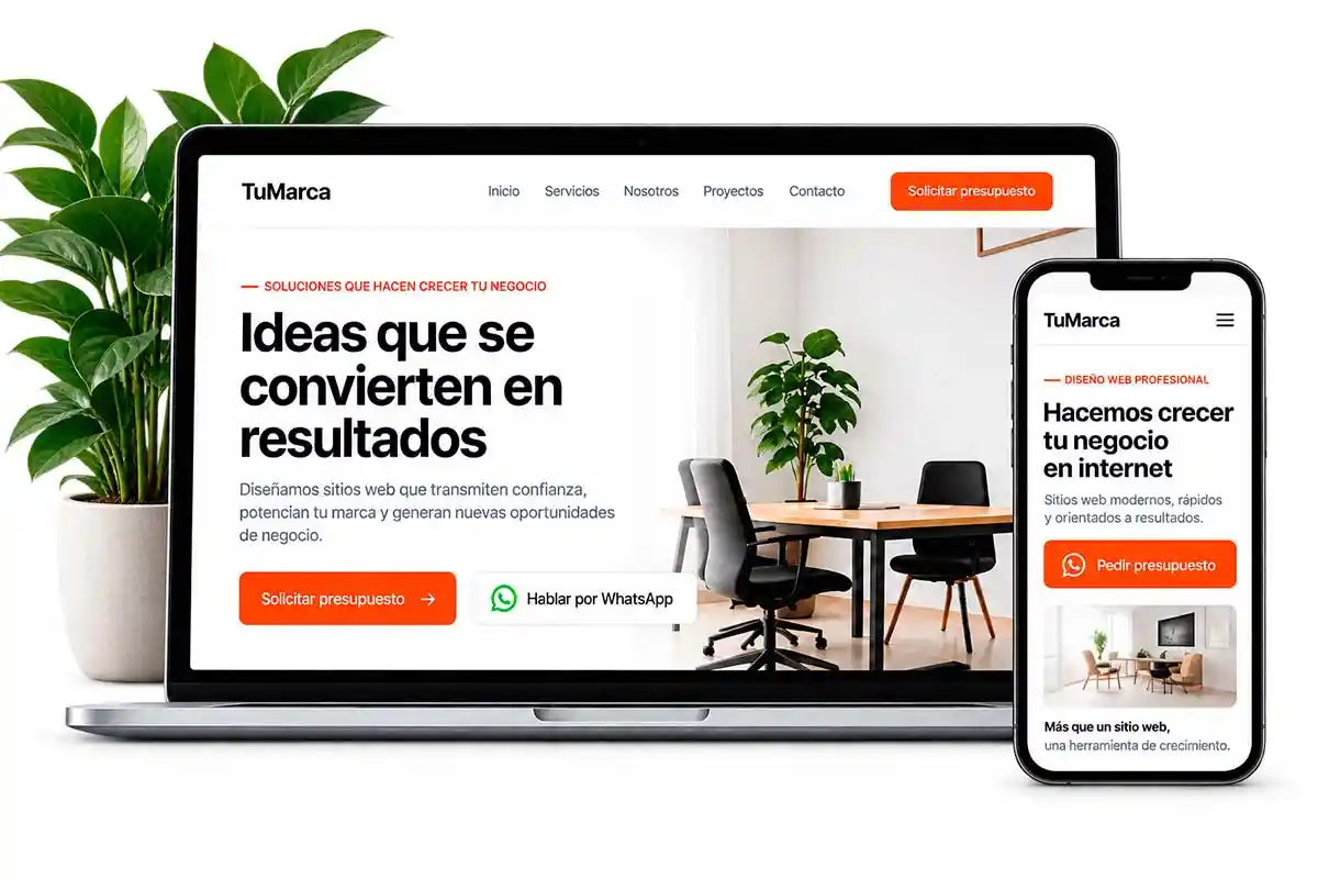 diseño de sitios web institucionales para empresas y negocios piensamono